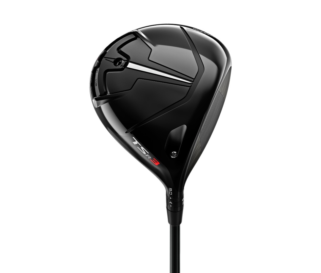 A Titleist TSR3 driver head