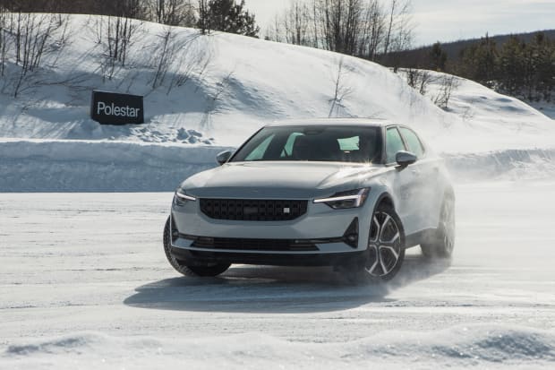 Ice Drifting Polestar’s Electric Concept Car