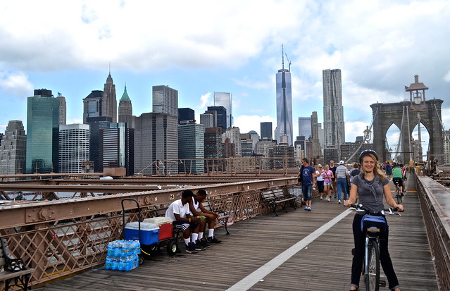 cycling brooklyn bridge nyc