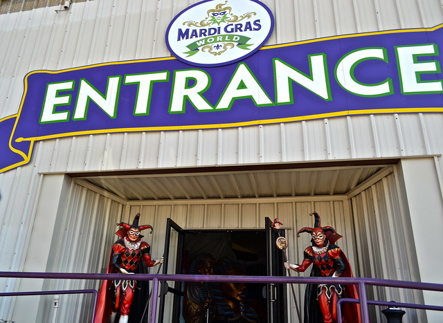 Mardi Gras World New Orleans main gate