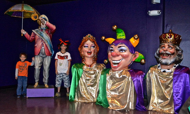 Mardi Gras World New Orleans beginning of tour