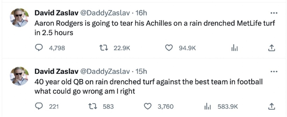 Fan Predicts Devastating Aaron Rodgers Injury Hours Before Game