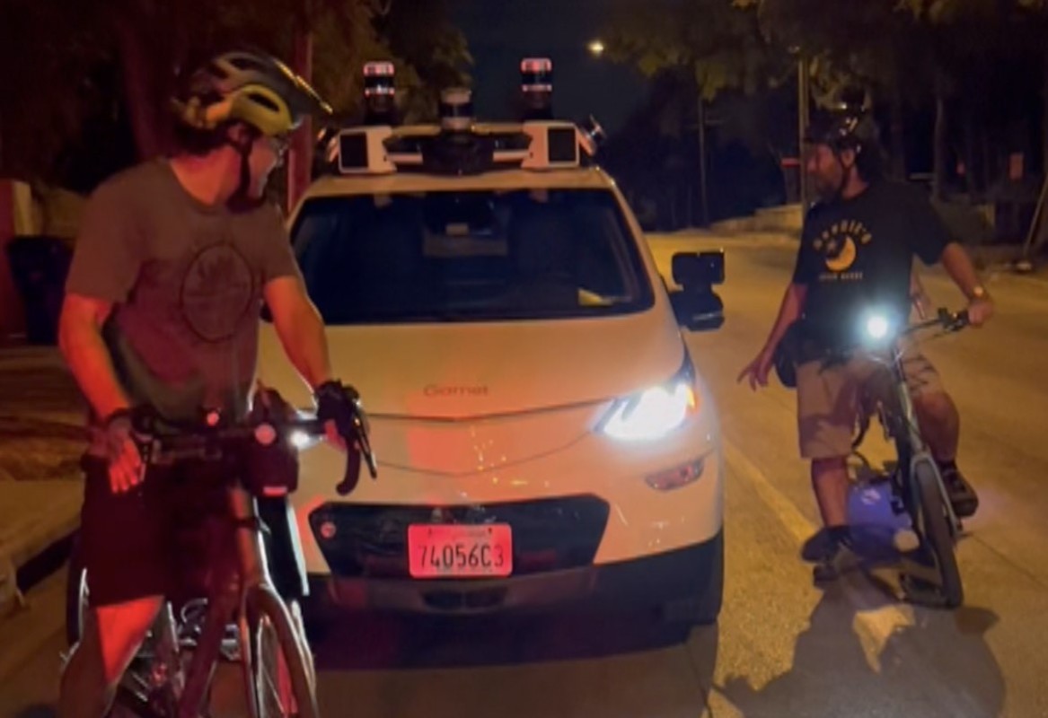 Robo-Cars Stalked My Bike Ride. Then It Got Weirder.