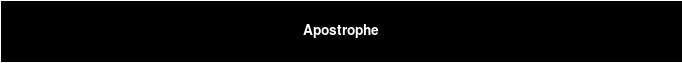 Apostrophe