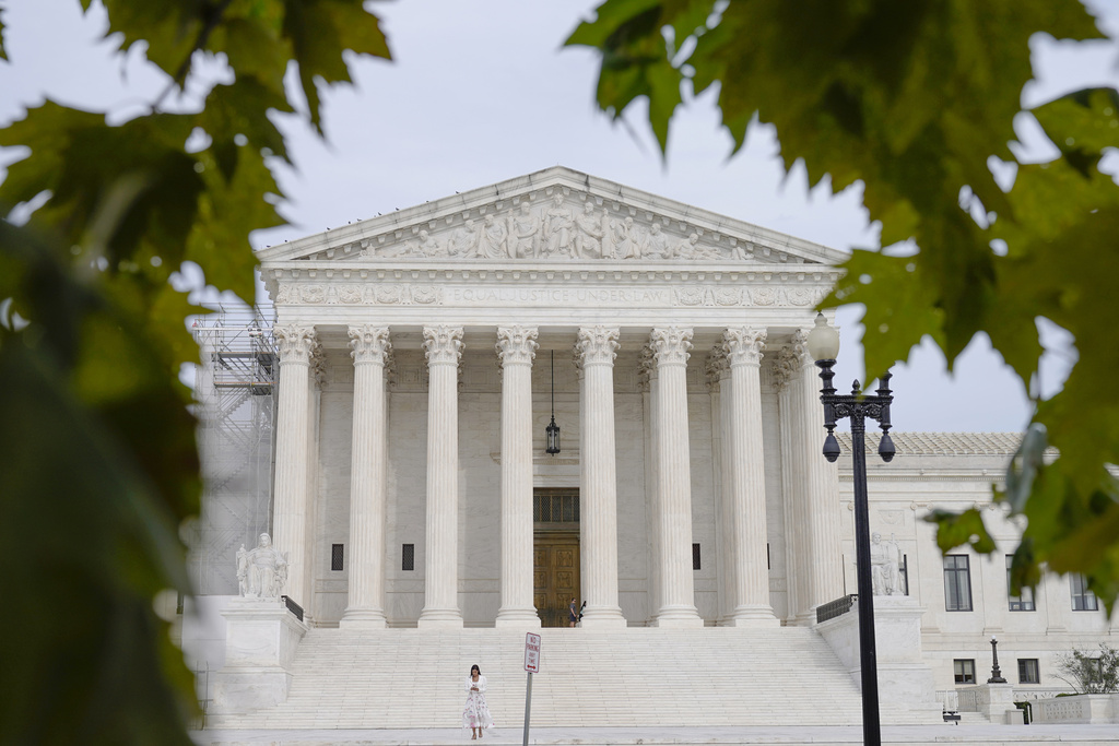 The U.S. Supreme Court in Washington, D.C., on Aug. 30, 2023, 