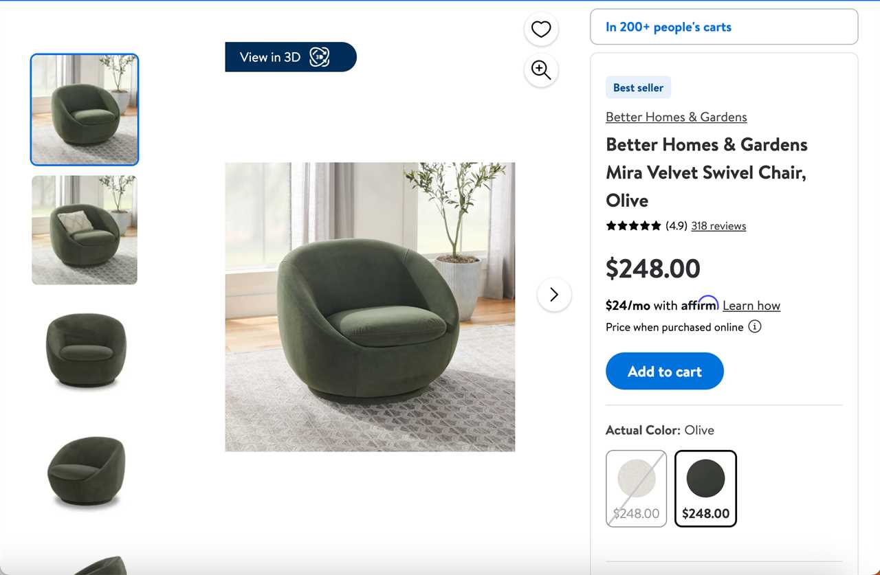 Walmart swivel chair