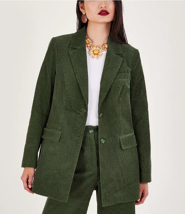 Cord Single Breasted Blazer on Marks and Spencer