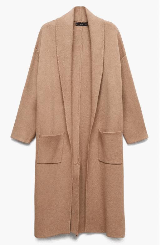 Mango Oversized Knit Coat Nordstrom