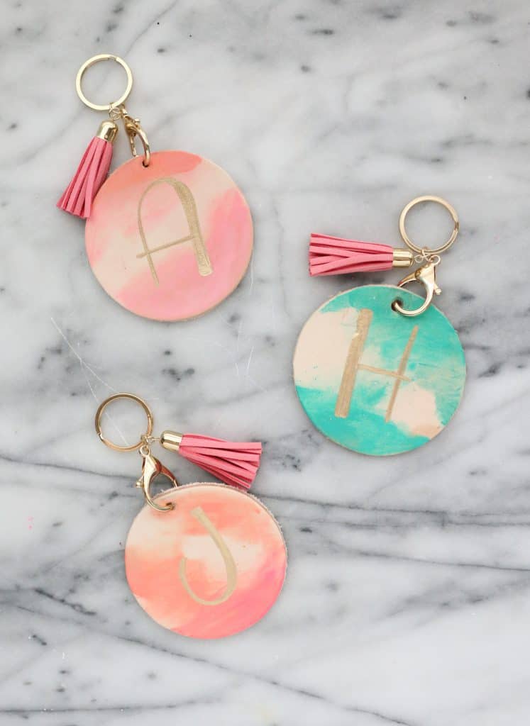 Make your own watercolor luggage tags