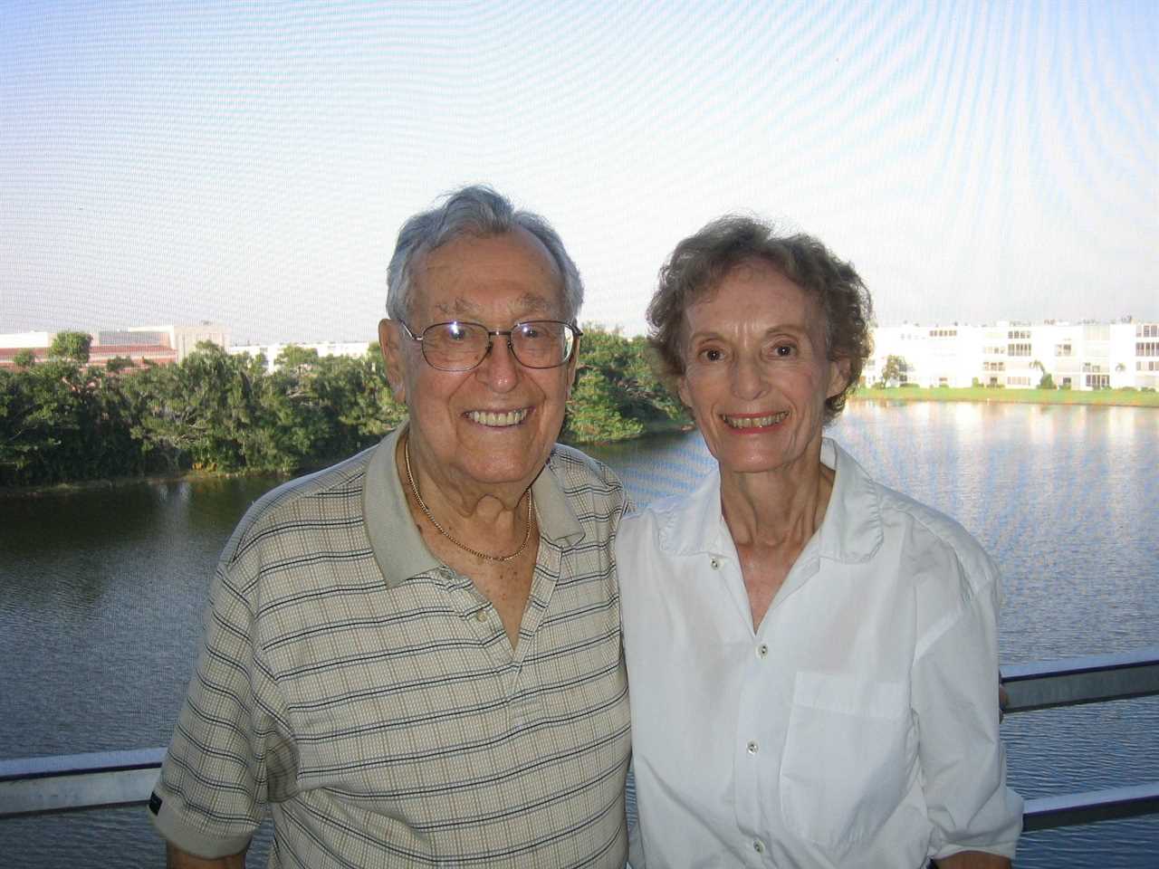 Sophie Katzman's paternal grandparents, Mimi and Papa, in the 2000s.