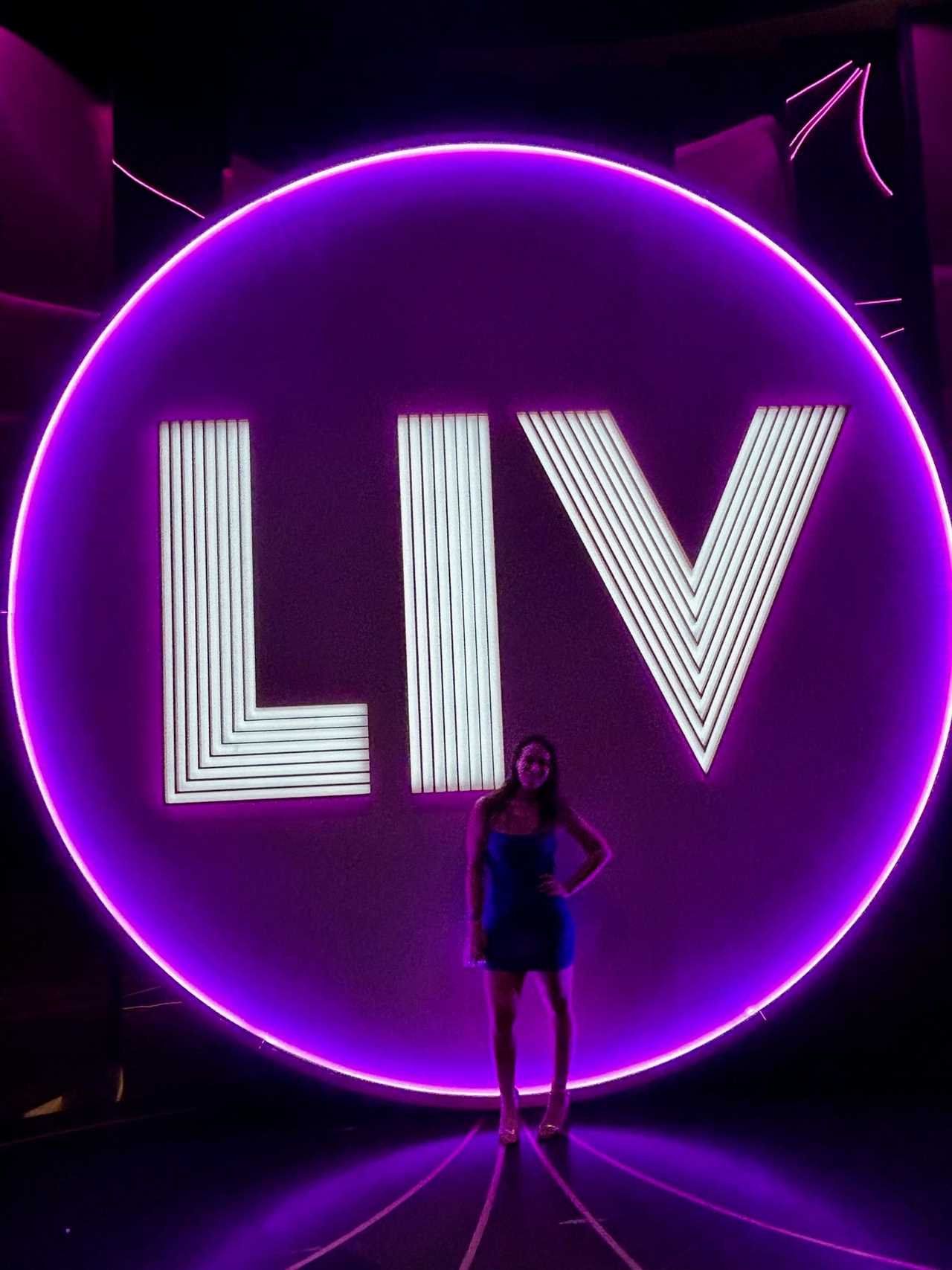 Anneta at LIV nightclub at Fontainebleau