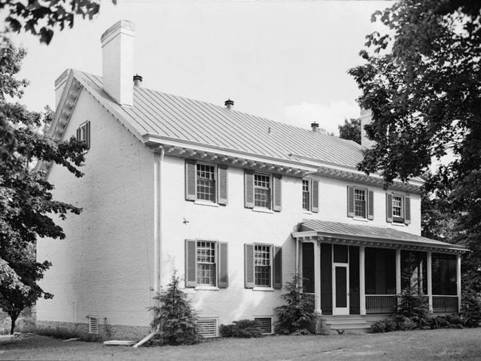 Zachary Taylor's boyhood home in Louisville, Kentucky.