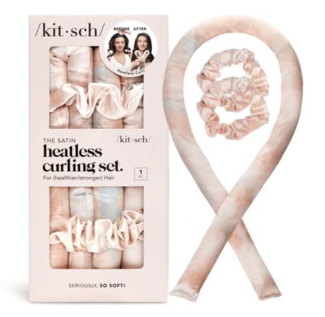 Kitsch Satin Heatless Curling Set on Amazon