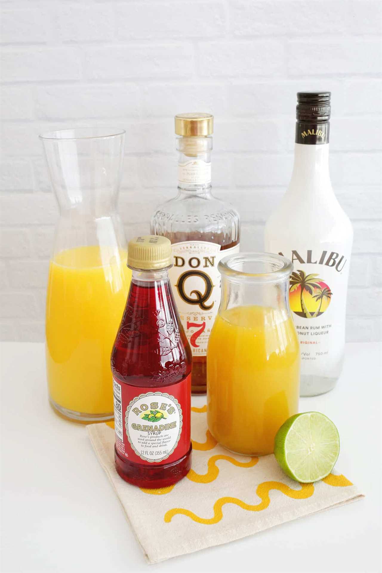 Bahama Mama cocktail ingredients