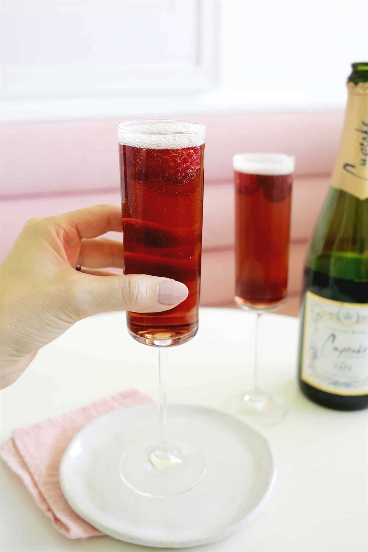 kir royale cocktail