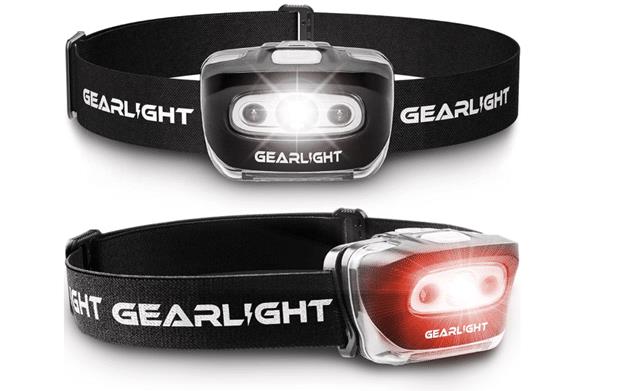 GearLight 2 Pack LED Headlamp on Amazon