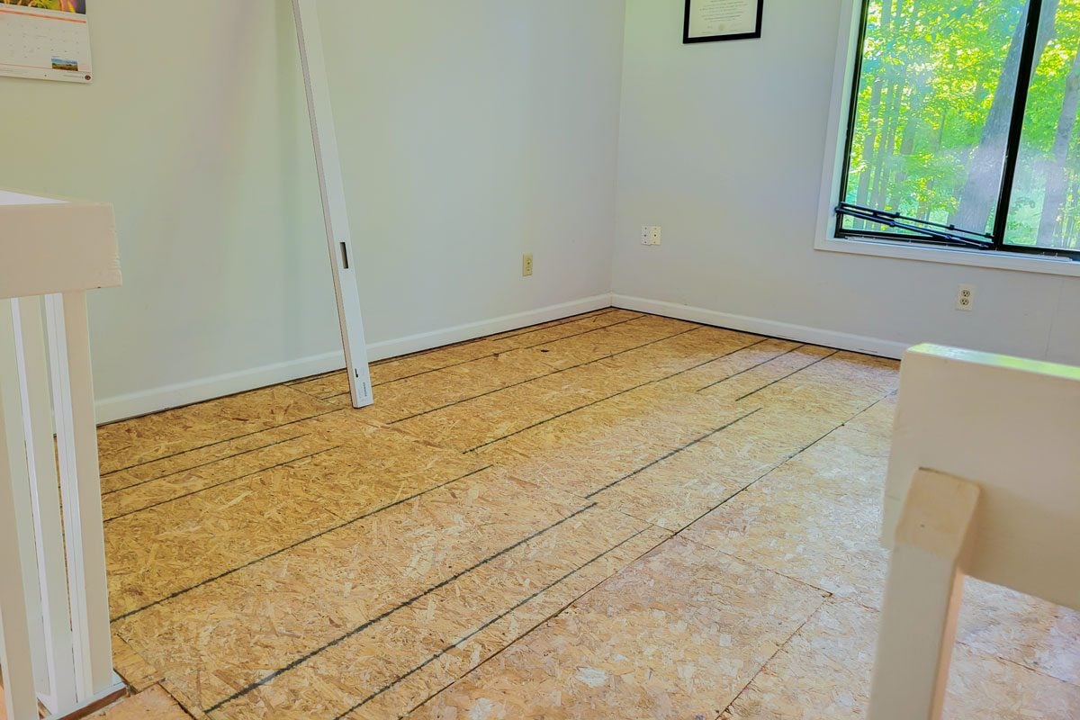 Preparation of the subfloor